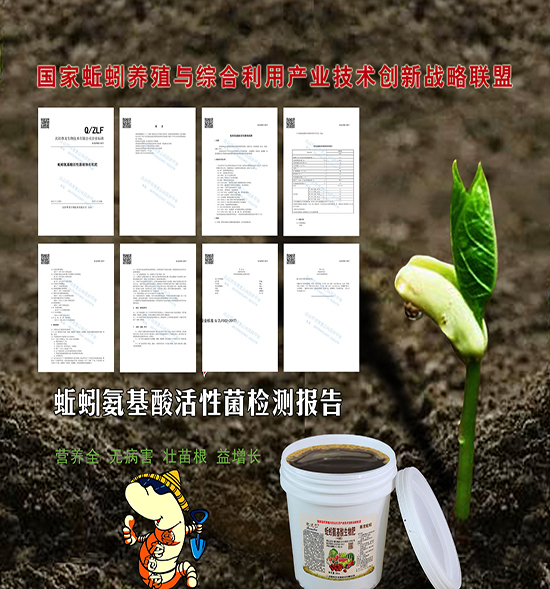 蚯蚓氨基酸活性菌检测报告